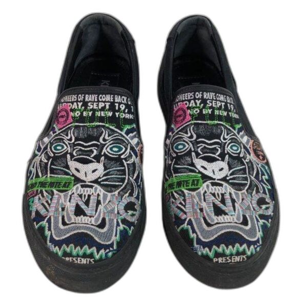 Kenzo Tiger Slip On Sneakers - Size 37/6.5 - Picture 1 of 7